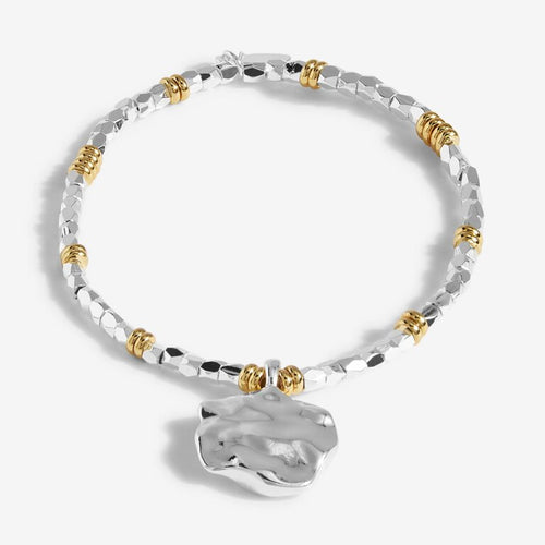 Summer Solstice - Faceted Silver & Gold Bracelet