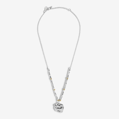 Summer Solstice - Faceted Silver & Gold Necklace