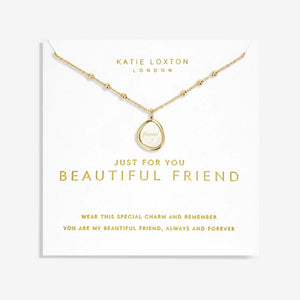 My Moments 'Just For You Beautiful Friend' Necklace