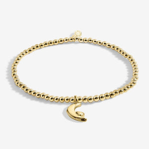 A Little 'Love You To The Moon And Back' Bracelet - Gold