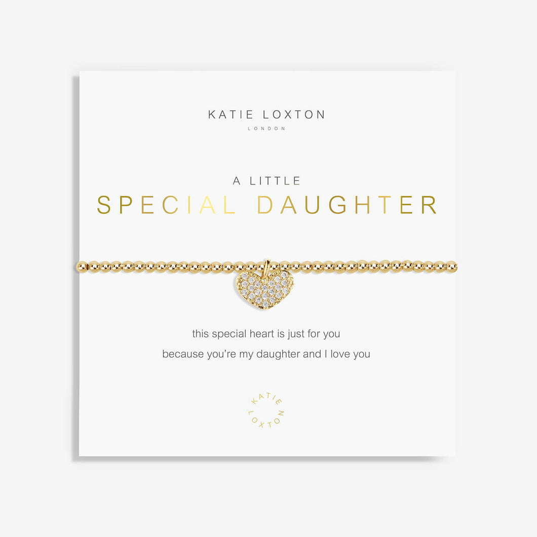 A Little Special Daughter Bracelet - Gold