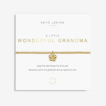 Load image into Gallery viewer, A Little &#39;Wonderful Grandma&#39; Bracelet - Gold
