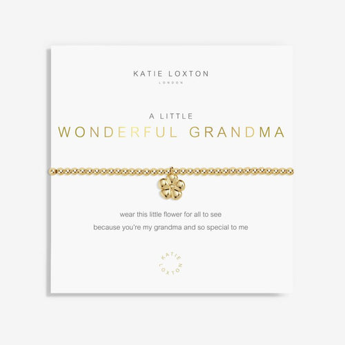 A Little 'Wonderful Grandma' Bracelet - Gold