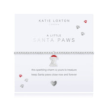 Load image into Gallery viewer, Kids Collection - A Little Santa Paws Bracelet
