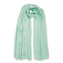 Load image into Gallery viewer, Wrapped Up in Love Boxed Silky Scarf - Mint
