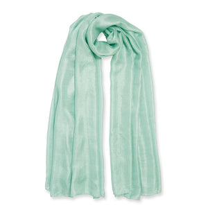 Wrapped Up in Love Boxed Silky Scarf - Mint
