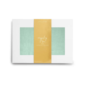 Wrapped Up in Love Boxed Silky Scarf - Mint