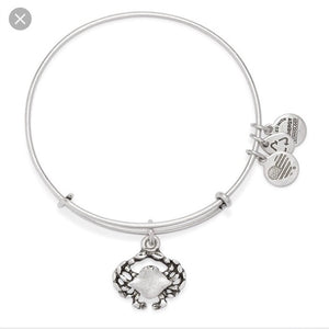 Crab Charm Bangle