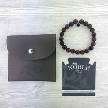 Load image into Gallery viewer, Men&#39;s Noble Stone Bracelet Collection - Classic Red Tiger&#39;s Eye Men&#39;s Beaded Bracelet
