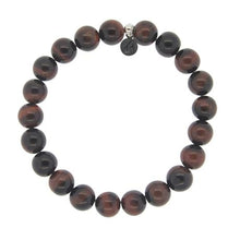 Load image into Gallery viewer, Men&#39;s Noble Stone Bracelet Collection - Classic Red Tiger&#39;s Eye Men&#39;s Beaded Bracelet
