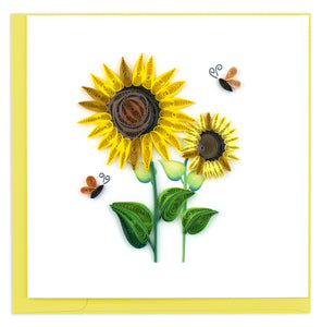 Sunflower Quilling Card