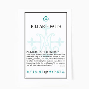 Pillar of Faith Cross Ring