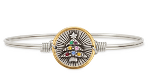Holiday Tree Bangle Bracelet