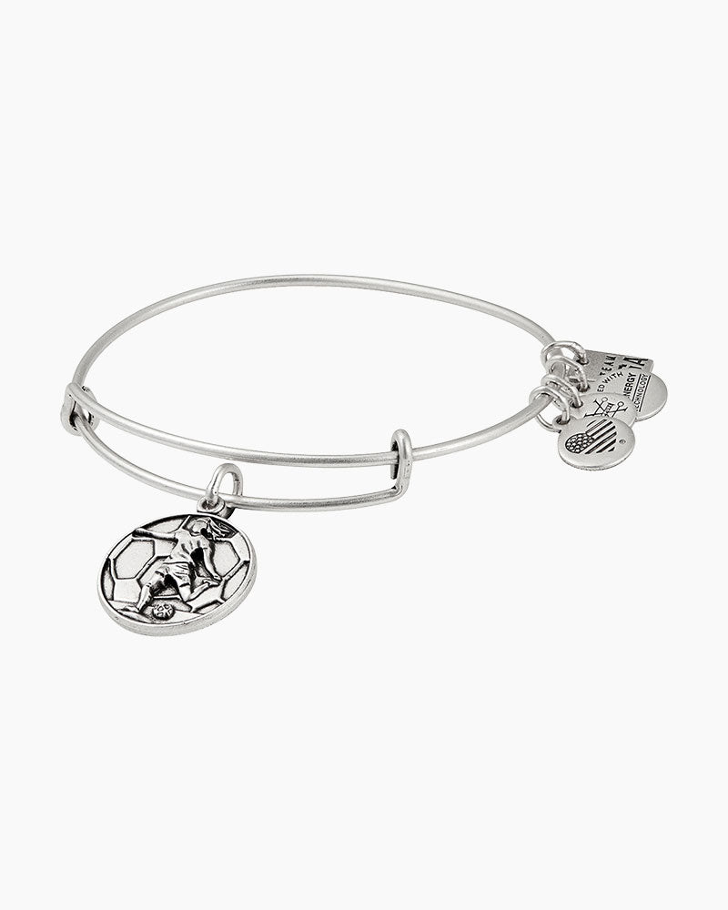 Team USA Soccer II Charm Bangle Rafaelian Silver