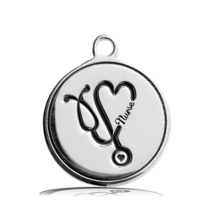 Super Seven Stone Bracelet with Nurse Sterling Silver Charm