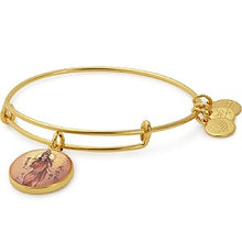 Load image into Gallery viewer, Lakshmi Saints and Sages Shiny Gold Bangle Bracelet
