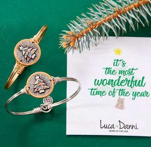 Holiday Tree Bangle Bracelet