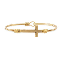 Load image into Gallery viewer, Cross Bangle Bracelet
