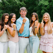 Load image into Gallery viewer, Family Virtues Wonderfully Made Purpose Bracelet - Silver Cross
